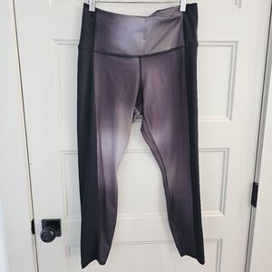NIKE Yoga Tight Fit High-Rise Gradient-Dye Leggings 7/8 Length Sz XL